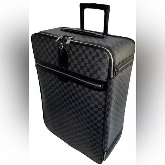 Louis Vuitton Business Pegase 65 Damier Graphite Suitcase Unisex Luggage Bag - Picture 16 of 16